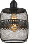 Opviq Berk - 16400 - 4 - A Lámpara de araña negra con altura ajustable